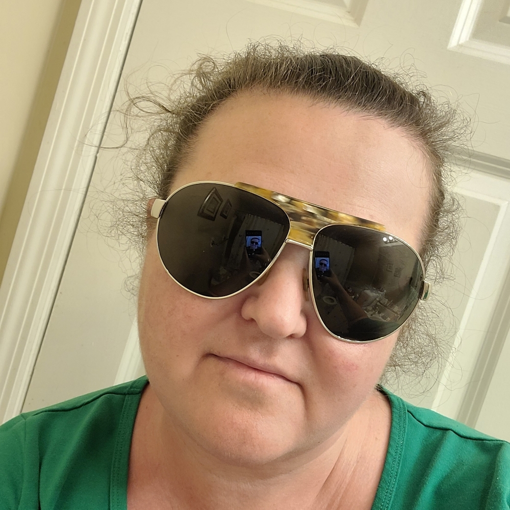 Dolce & Gabbana DG2056 Horn Aviator Sunglasses